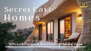 Secret Cave Retreat: Explore the Stunning Cave House with a Lush Garden & Breathtaking Natural Views