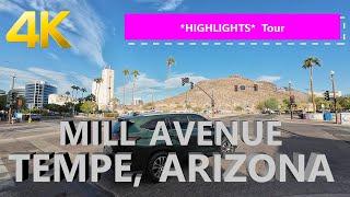 *HIGHLIGHTS* Downtown Tempe, AZ 4K Walking Tour