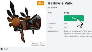 ROBLOX UPLOADED A NEW FREE VALK! 