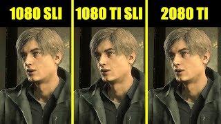 Resident Evil 2 RTX 2080 TI Vs GTX 1080 TI SLI Vs GTX 1080 SLI Comparison