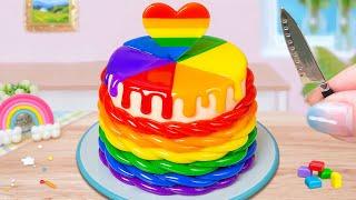 Tasty Melting Rainbow Chocolate Cake  Top 10 Miniature Cake Decorating Ideas  Yummy Baking
