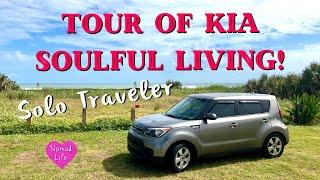 Full Tour of my Kia Soul, Solo Female Living FT in car.