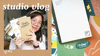 Self-published zines, PaperCon book and packing orders | Studio Vlog | Abbey Sy