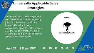Universally Applicable Sales Strategies