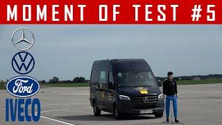 Mercedes Sprinter vs Volkswagen Crafter vs Ford Transit vs İveco Daily Safety Test | Euro NCAP