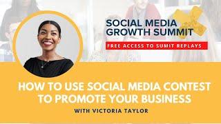 SMX Growth Summit: How to Use Social Media Contest to Promote Your Business