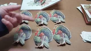 HSN Anna Griffin Folded fall card making kit, let's make a card!