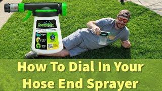 How To Use A Hose End Sprayer - The Basics//Dialing In Your Hose End Sprayer For Liquid Fertilizers