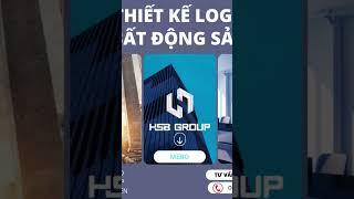 Thiết kế logo nhận diện thương hiệu bất động sản HSB GROUP #mebo #thietkelogocongty