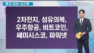 2차전지, 섬유의복, 우주항공, 비트코인, 쎄미시스코, 파워넷 / 투자코어 식스팩 / 매일경제TV