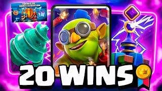 NUNCA JUGUÉ TAN BIEN CON MAZO DE CICLADO EN CLASH ROYALE20 WINS *DEFENSAS PERFECTAS*