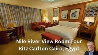 Nile River View Room Tour I Ritz Carlton Cairo #luxurytravel #travel