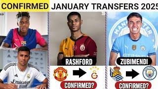 CONFIRMED JANUARY FOOTBALL TRANSFERS 2025 | ZUBIMENDI, DANILO, YAMAL & DANI OLMO CONTRACT UPDATES