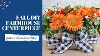 Farmhouse Centerpiece Fall DIY | BalsaCircle.com