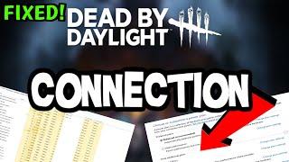 How To LOWER PING & Fix Server/Connection in Dead by Daylight