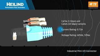 TE Connectivity Industrial Mini I/O Field Installable Connectors