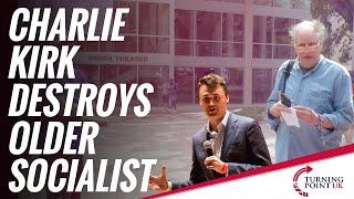 Charlie Kirk destroys older socialist