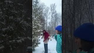 Malvika and Aarushi Malhotra Be Chillin' In The Snow While Vibing. @malvikamalhotra 