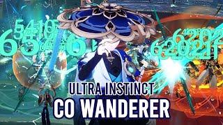 Ultra Instinct C0 Wanderer Obliterates Spiral Abyss 3.5 Floor 12 First Half | Genshin Impact