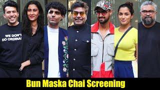 Ashutosh Rana, Tanuj Virwani, Vasan Bala, Anjum Sharma Present At Bun Maska Chai Screening