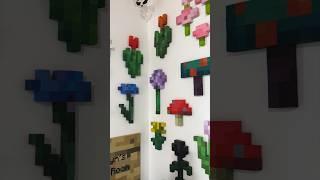 How I hang up my minecraft FLOWERS! 