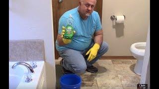 How to unclog a toilet using hot water & dish soap. DIY...save MONEY before calling a plumber!