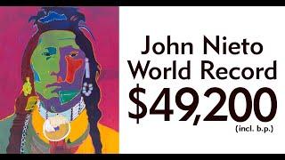 WORLD RECORD - John Nieto sells for $49,200 (w/b.p.) at Vogt Auction Galleries