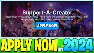 Get a FORTNITE SUPPORT-A-CREATOR CODE in 2024!