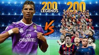 Ronaldo VS 2️⃣0️⃣0️⃣ Legends  ULTRA BOSS Final 