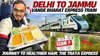 Travelling Se Hairfall?! My SHOCKING Hair Fall Story! | Traya Review | Vande Bharat - Delhi to J&K