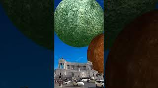 Planets falling on earth VFX  Gravity Defying VFX  Special Effects Editing  #vfxshorts #viral