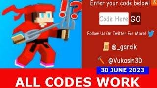 *ALL CODES WORK* Ninja Masters Tycoon ROBLOX | June 30, 2023