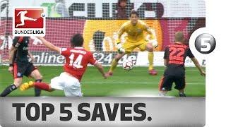 Top 5 Saves -  Sensational Stops from Matchday 31