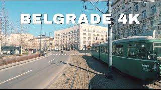 Scenic tram ride - Belgrade, Serbia (Kalemegdan fortress, Belgrade Waterfront and more) | 4K UHD