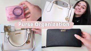 How to organize your purse + what's in my purse 2021!