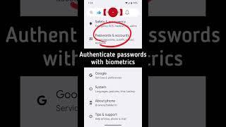 How to authenticate passwords with biometrics