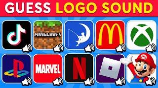 Guess The Logo Sound  McDonald's, Pepsi, Netflix, TikTok | Logo Quiz