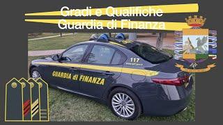 Gradi e Qualifiche Guardia di Finanza (Dal 1 Novembre 2018)