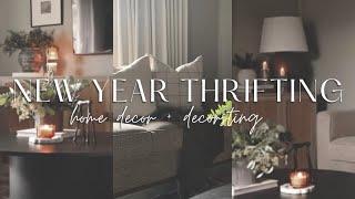 2025 NEW YEAR THRIFT WITH ME + HOME  DECOR HAUL