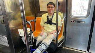 First Time Riding the NYC Subway with a Disability | Astoria to Times Square