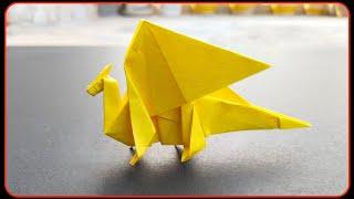 How to make easy and realistic origami dragon | easy origami dragon | origami dragon 