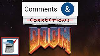 Comments & Corrections: Doom (Part 1)