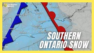 Snowy Weather To Blanket Southern Ontario This Weekend | #forecast