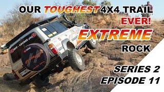 S2E11 Jeep Rubicon, Range Rover, Nissan Patrol, 80 Series extreme off-road Mathole River trail part2