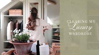 CLEARING OUT MY LUXURY WARDROBE | Organisation, Wardrobe tour & return to simplicity | Lydia Millen