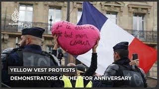 France protests: One year on 'yellow vest' movement loses steam