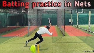 batting practice in net | cricket net practice | swapnil ingale batting practice #cricket #viral