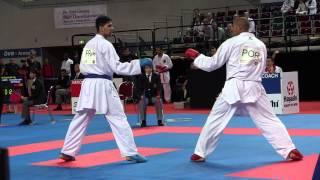 Nuno DIAS vs Salim BENDIAB - 2014 World Karate Championships | WORLD KARATE FEDERATION