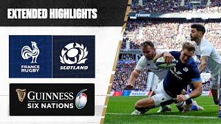 TWO RED CARDS 🟥 | Extended Highlights | France v Scotland