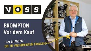 Die 10 wichtigsten Fragen vor meinem Brompton-Kauf? [Deutsch]